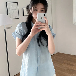 Roll-up blouse