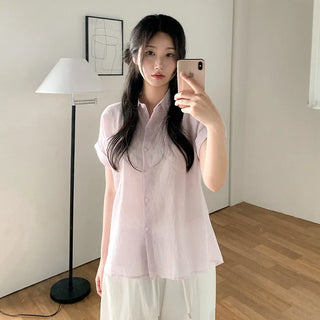 Roll-up blouse