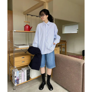 Half denim pants
