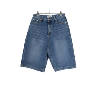 Half denim pants