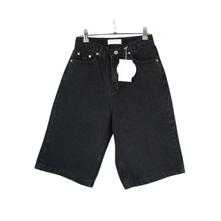 Half denim pants