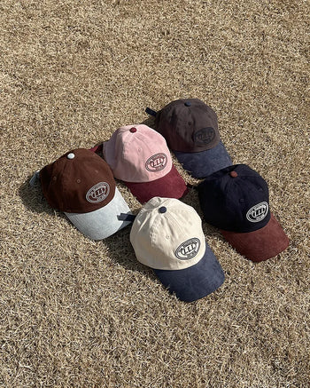 Two-tone vintage stitch cap