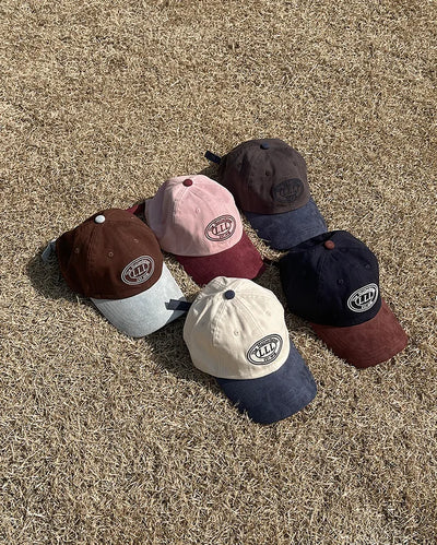 Two-tone vintage stitch cap