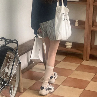 Banding stripe shorts