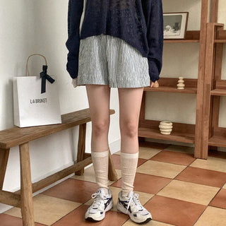 Banding stripe shorts
