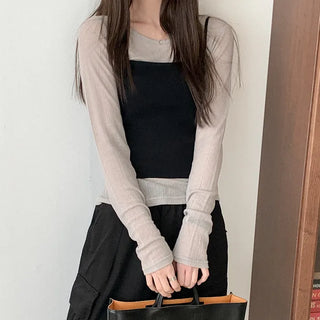 Daily knit bustier