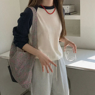 Basic raglan knit