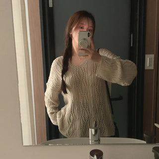 Back Ribbon Summer Knit