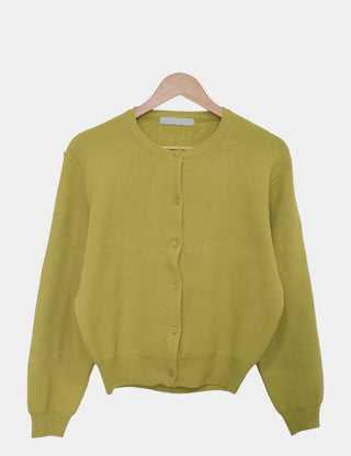 Basic Crew Neck Cardigan