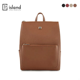 Faux Leather Daily Backpack (4 colors)