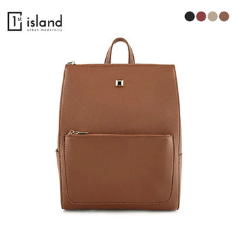 Faux Leather Daily Backpack (4 colors)