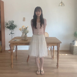 Pumpkin midi skirt