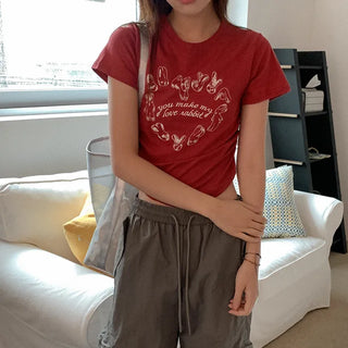 Cotton print T-shirt