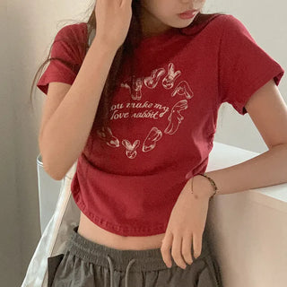 Cotton print T-shirt
