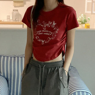 Cotton print T-shirt