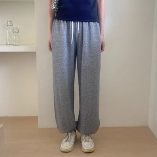 Cotton Melange Jogger Pants
