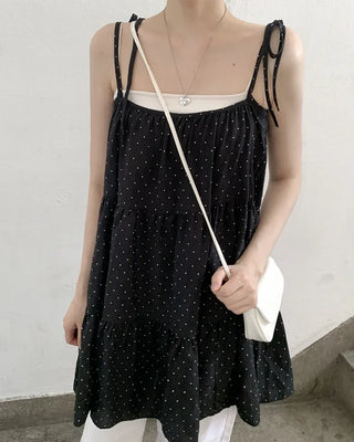 Polka Dot Strap Dress