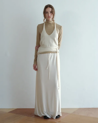 Cotton balloon wide pants