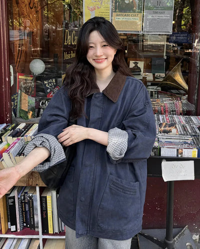 Real Wash Vintage Color Work Jacket