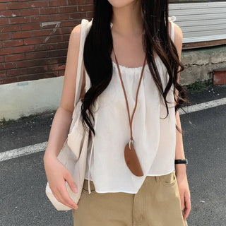 Summer linen Tencel camisole