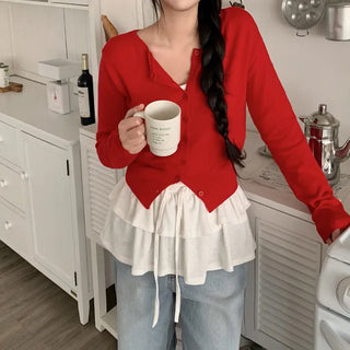 Layered tiered mini camisole dress