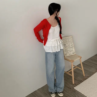 Layered tiered mini camisole dress