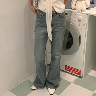 Bootcut denim pants