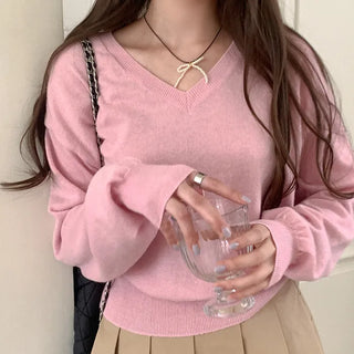 Pearl ribbon necklace