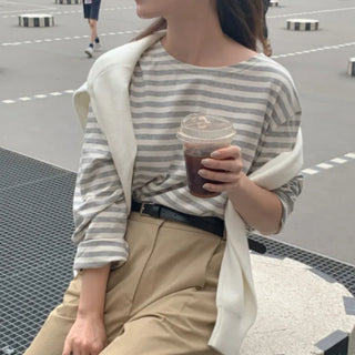 Basic striped T-shirt