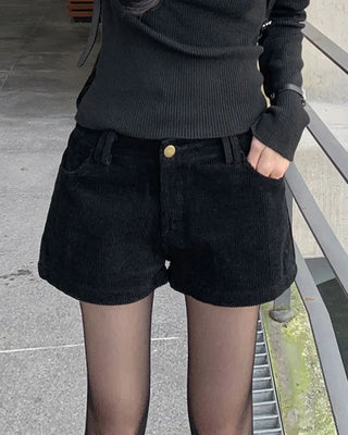 Corduroy shorts