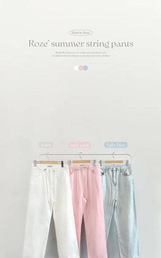 Summer string pants (3 colors)