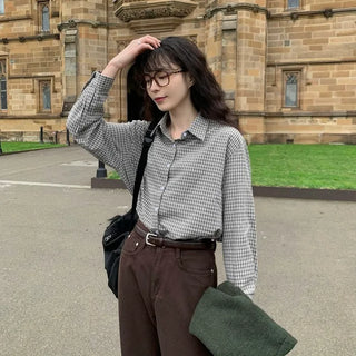 Rose check shirt