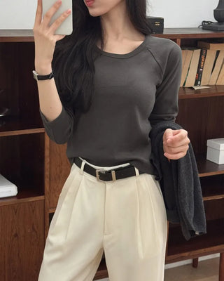 Raglan Long-Sleeve T-Shirt - 6 Colors