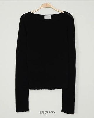 Layered long-sleeved set