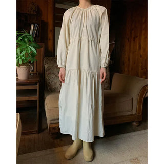 String Long Sleeve Dress