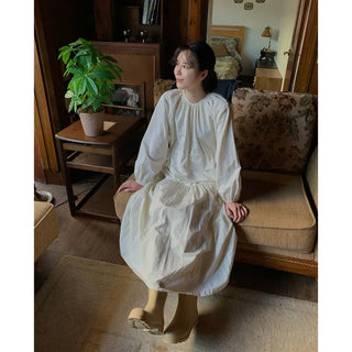 String Long Sleeve Dress