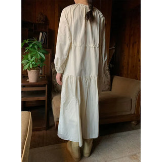 String Long Sleeve Dress