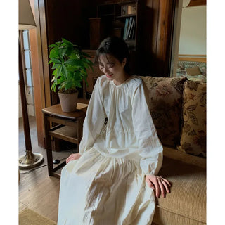 String Long Sleeve Dress