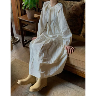 String Long Sleeve Dress