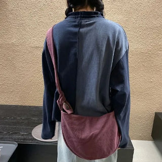 String Bicolor Long-Sleeve T-Shirt
