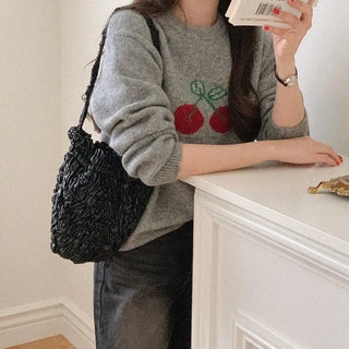 Cherry Wool Knit
