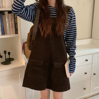 Corduroy tunic