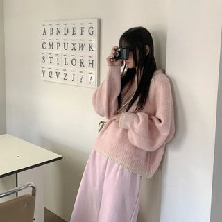 Wool bicolor knit