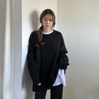 Oversized round knit