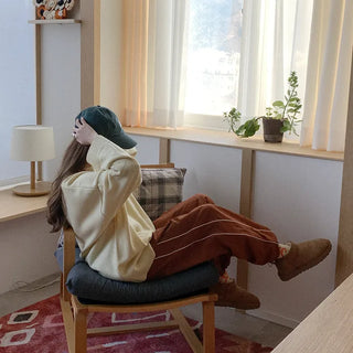 Oversized round knit