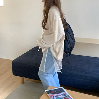 Oversized round knit