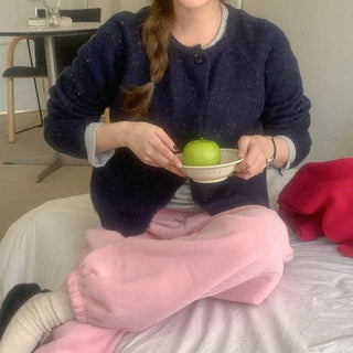 Melange Point Cardigan
