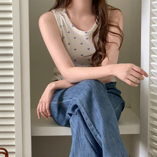 Cotton Heart Sleeveless