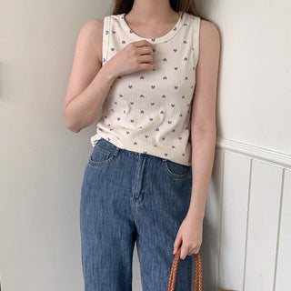 Cotton Heart Sleeveless