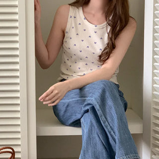 Cotton Heart Sleeveless